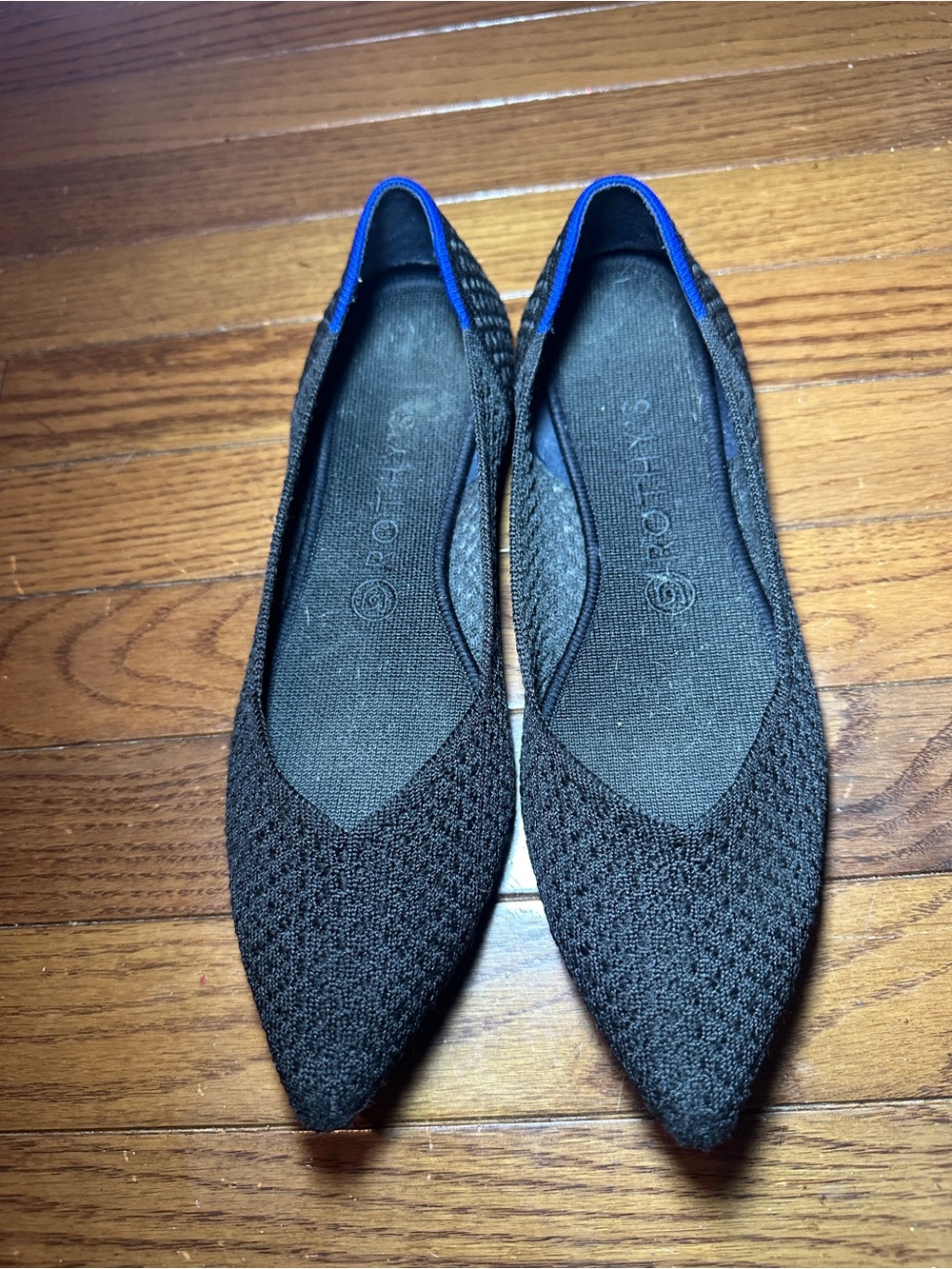 Rothy's The Point Black Honeycomb Flats - W10 - Picture 3 of 7
